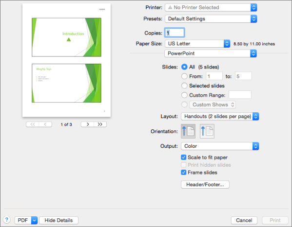 microsoft powerpoint for mac support
