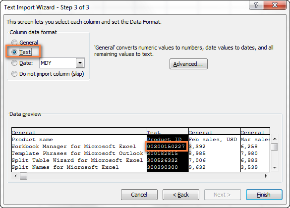 microsoft excel for mac text import wizard can